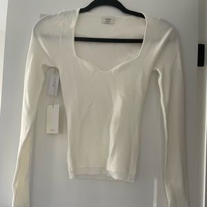 Light birch Tuscany Sweater - Aritzia